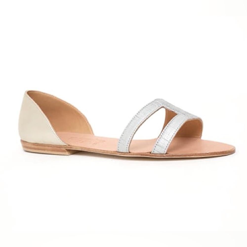 The Palatines + Weltenbuerger metallic flats/sandals